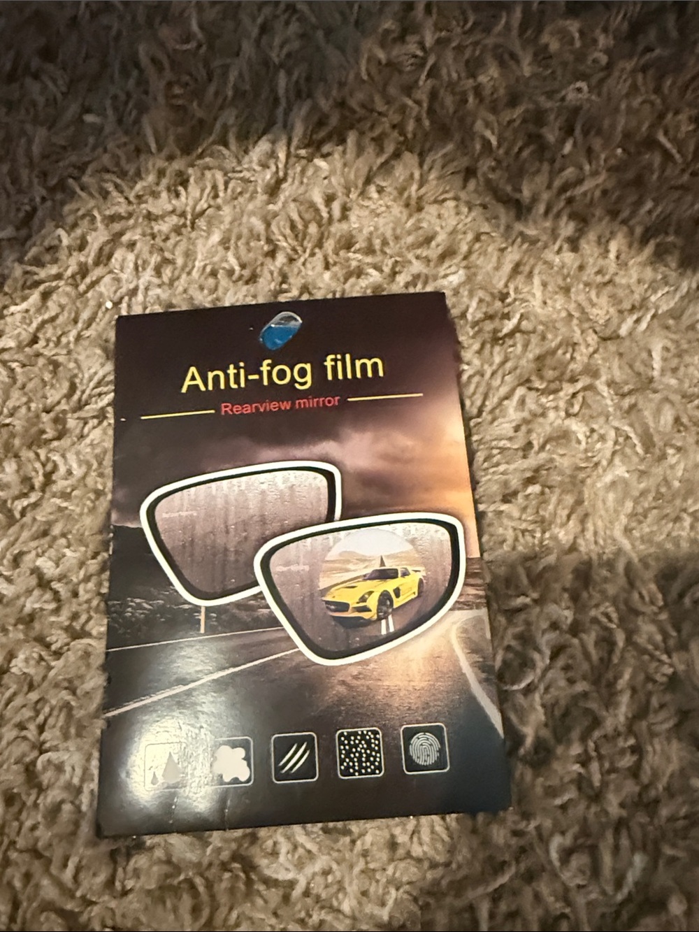 Anti-fog Film Rearview Mirror Insert  New